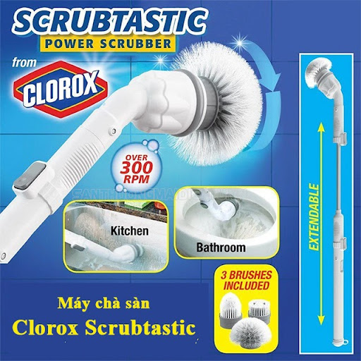 máy chà sàn clorox scrubtastic